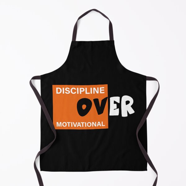 Item preview, Discipline Over Motivation Modern Text Design for Fitness Gym T-Shirt Prints and Wall Art designed and sold by AtonuHaque.