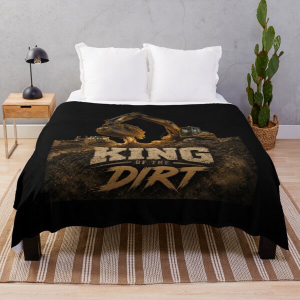 Item preview, King Of The Dirt Excavator Operator Construction Equipment Design designed and sold by kakmi-art.