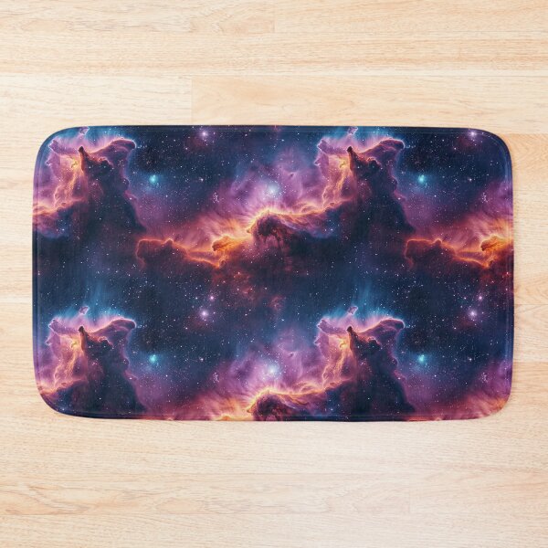 Item preview, Vibrant Cosmic Nebula and Starry Galaxy Seamless Pattern designed and sold by NTGUILTY.