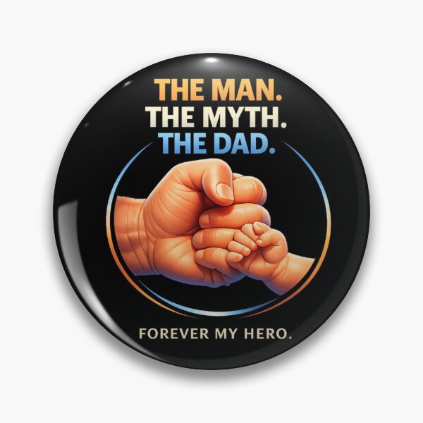 Item preview, The Man The Myth The Dad – Forever My Hero Father’s Day Gift Design designed and sold by MartBook.