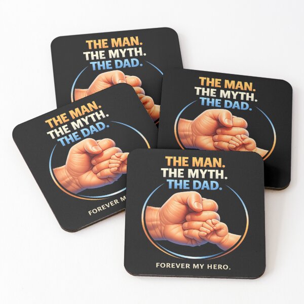Item preview, The Man The Myth The Dad – Forever My Hero Father’s Day Gift Design designed and sold by MartBook.