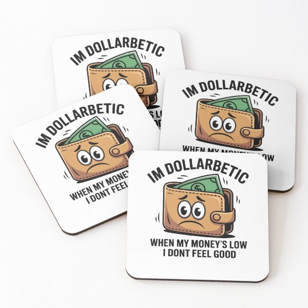 Item preview, Funny Dollarbetic Money Quote Financial Humor Art designed and sold by elderberry.