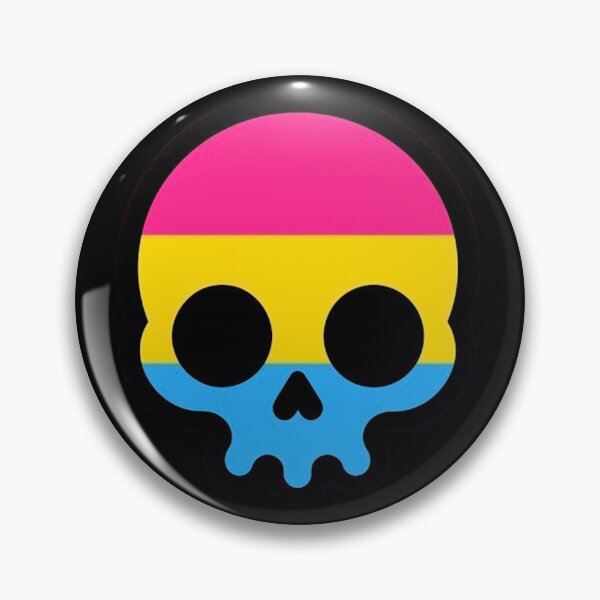 Item preview, PANSEXUAL SKULL designed and sold by VoltageStone.