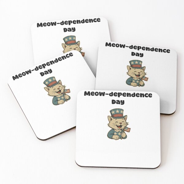 Item preview, Meow-dependence Day Patriotic Feline Celebration designed and sold by Dreamsartistry.