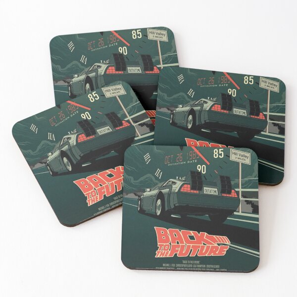 Item preview, Back to the Future Vintage: Retro 80s Time Machine Sci-Fi Fan Art designed and sold by benja-08.