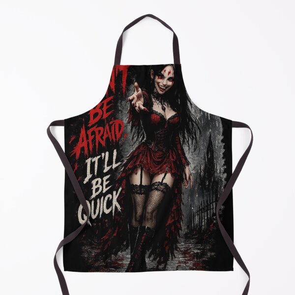 Item preview, Don't Be Afraid, It'll Be Quick (For Black Backgrounds) designed and sold by DarkJuliettes.