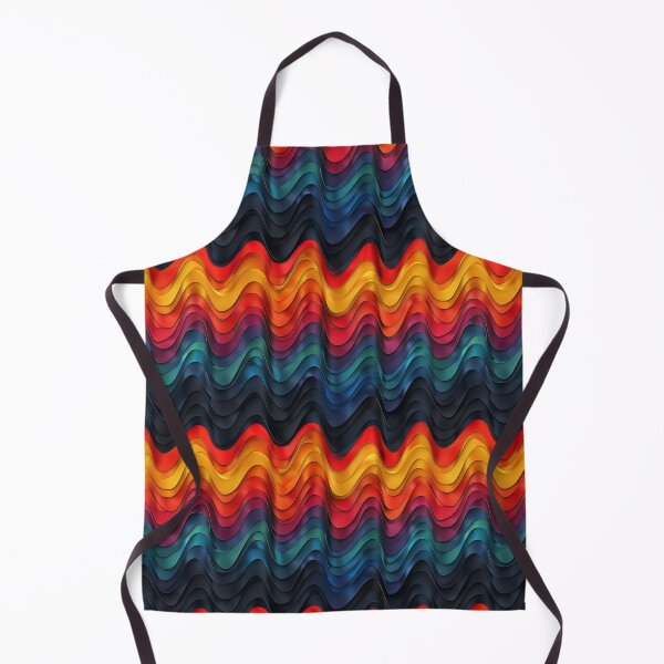Item preview, Retro Wavy Optical Illusion Geometric Pattern designed and sold by NTGUILTY.