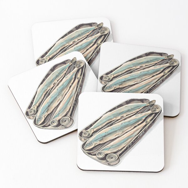 Item preview, Vintage Sardines: 1950s Retro Tin Can Illustration designed and sold by Mercella-Inc.