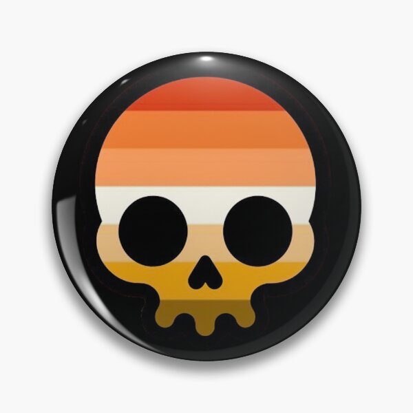 Item preview, BUTCH SKULL (orange) designed and sold by VoltageStone.