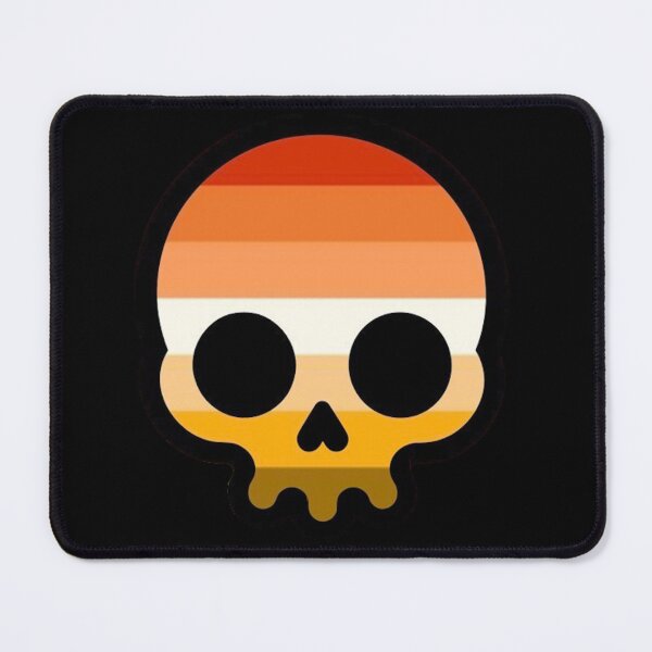 Item preview, BUTCH SKULL (orange) designed and sold by VoltageStone.