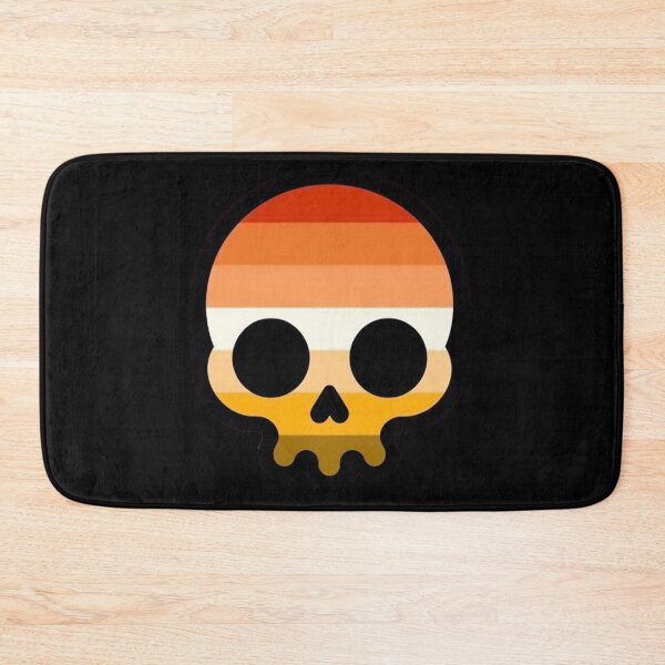 Item preview, BUTCH SKULL (orange) designed and sold by VoltageStone.