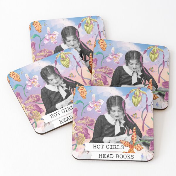 Item preview, Inspirational Collage: "Hot Girls Read Books" designed and sold by SouthPrints.