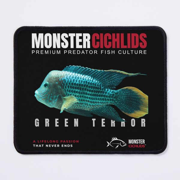 Item preview, Monster Cichlids Green Terror Predator Fish T-Shirt designed and sold by MonsterCichlidsTV.