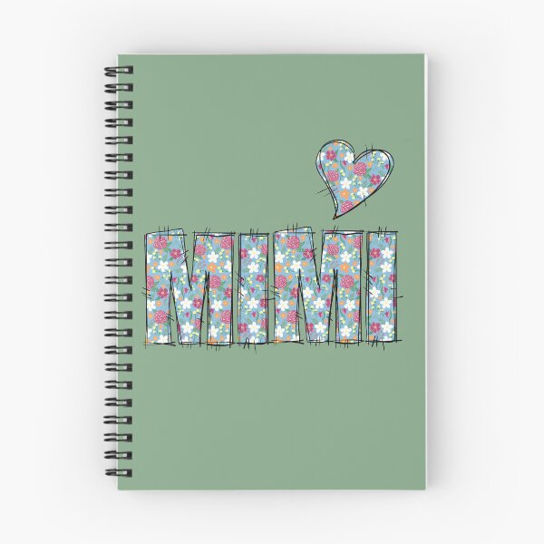 Item preview, Mimi Grandma Floral Stitch Pattern with green background  designed and sold by missmann.