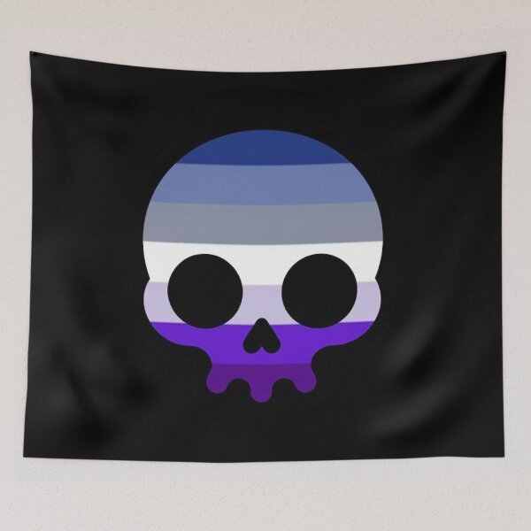 Item preview, BUTCH SKULL (blue) designed and sold by VoltageStone.