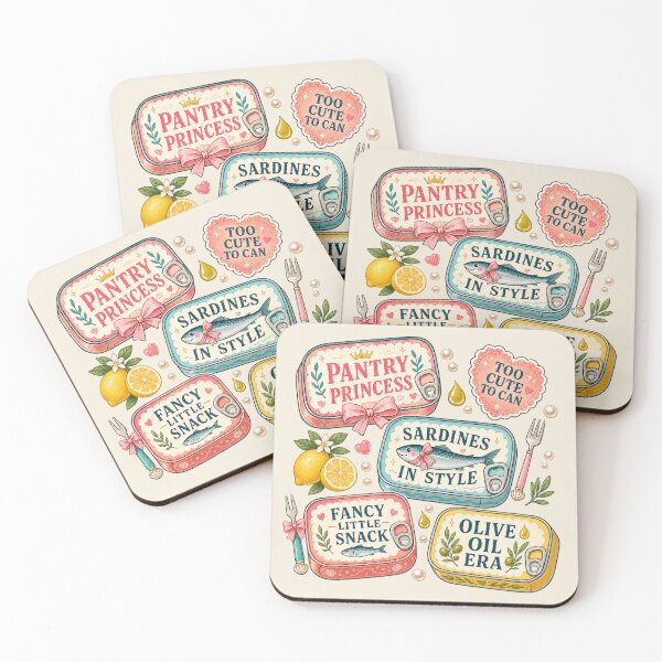 Item preview, Pantry Princess Cute Sardine Can Coastal Tee designed and sold by POD DYNASTY.