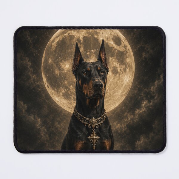 Item preview, Doberman Under The Full Moon designed and sold by VelarisMoon.