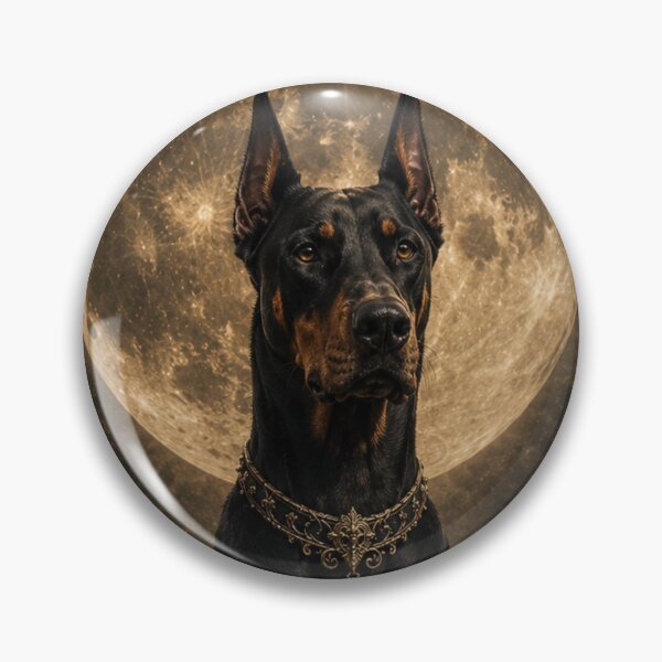 Item preview, Doberman Under The Full Moon designed and sold by VelarisMoon.