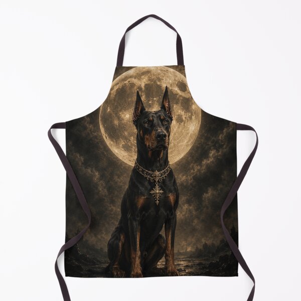 Item preview, Doberman Under The Full Moon designed and sold by VelarisMoon.