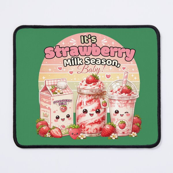 Item preview, It’s Strawberry Milk Season – Cute Kawaii Summer Drink Aesthetic designed and sold by ALH Apparel.