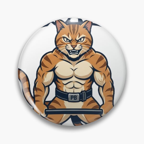 Item preview, Purr-sonal Best Funny Cat Weightlifting Fitness Pun designed and sold by JeevanStickers.