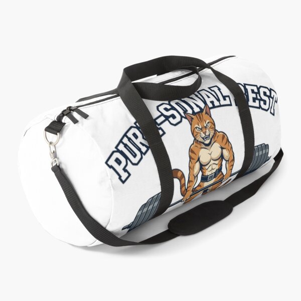 Item preview, Purr-sonal Best Funny Cat Weightlifting Fitness Pun designed and sold by JeevanStickers.