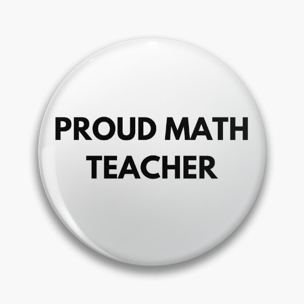 Item preview, Proud Math Teacher Typography Design designed and sold by ModernMoodCo.