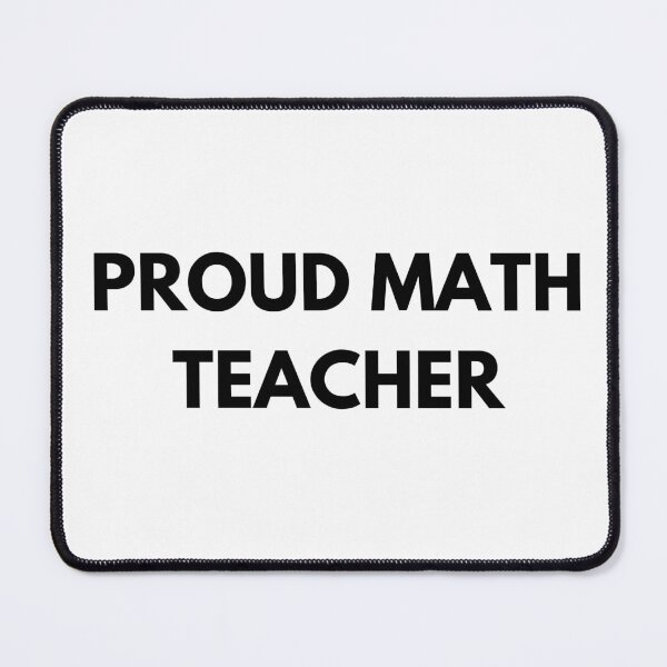 Item preview, Proud Math Teacher Typography Design designed and sold by ModernMoodCo.