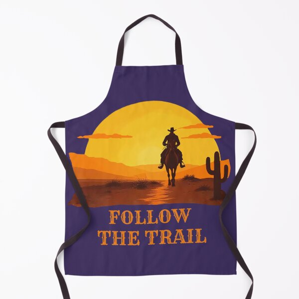 Item preview, Follow The Trail – Western Cowboy Sunset designed and sold by Endless7Art.