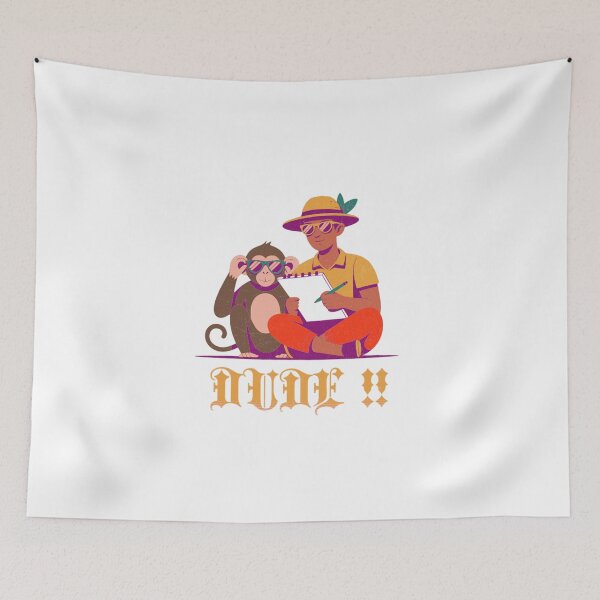 Item preview, Monkey cartoon funny t shirt and sticker item gifts designed and sold by Love Gifts.