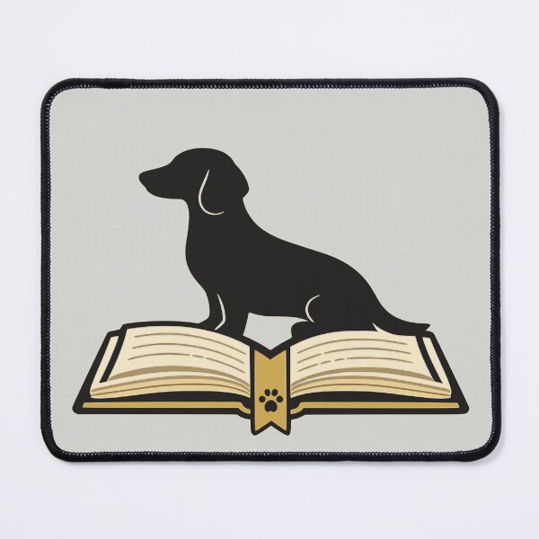 Item preview, Dachshund Book Lover Paw Bookmark designed and sold by Corvoria.