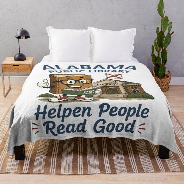 Item preview, Alabama Public Library designed and sold by Pink Hombre.