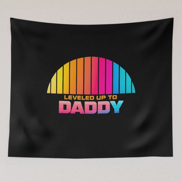 Item preview, Leveled Up to Daddy – Retro Gaming Father’s Day  designed and sold by LuveraxArt.
