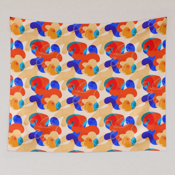 Item preview, Modern Abstract Confetti Shapes Pattern designed and sold by VirtuallyCreativ .