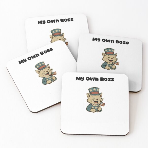 Item preview, My Own Boss Independent Cat Lover Attitude Design designed and sold by Dreamsartistry.