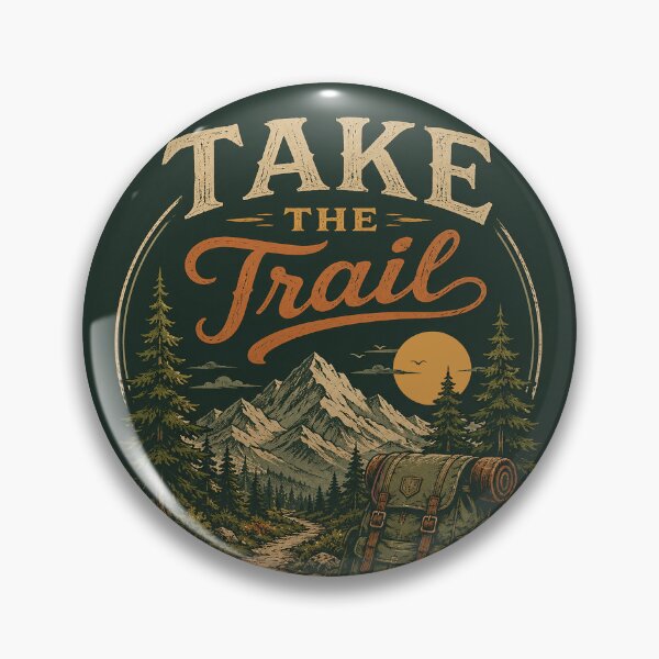 Item preview, Take The Trail – Retro Hiking Adventure designed and sold by Endless7Art.