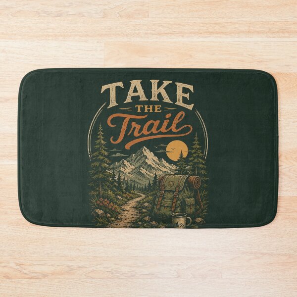 Item preview, Take The Trail – Retro Hiking Adventure designed and sold by Endless7Art.