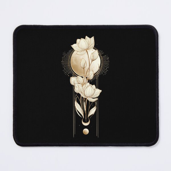 Item preview, Mystic Lotus Flower with Full Moon designed and sold by MoonSoul Studio.