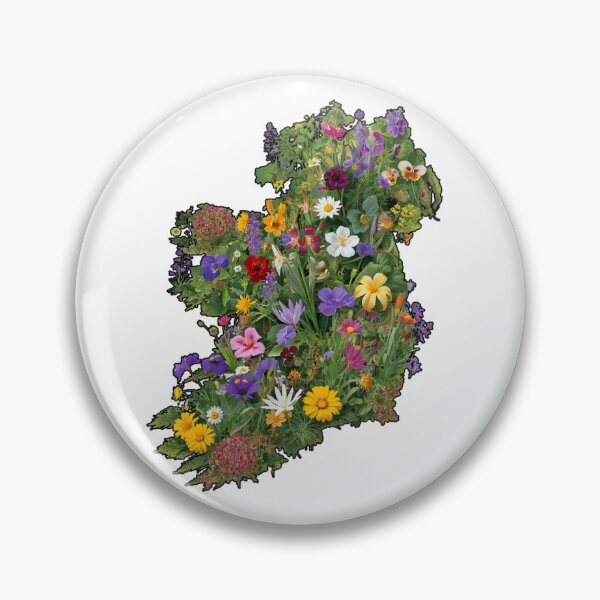 Item preview, Ireland Map Floral Design  designed and sold by heartofireland.
