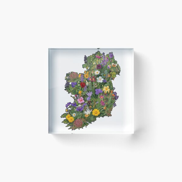 Item preview, Ireland Map Floral Design  designed and sold by heartofireland.