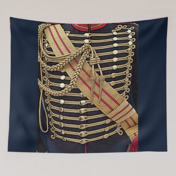 Item preview, Simulated Hussar Jacket Blue Gold Uniform designed and sold by Larry Oates.