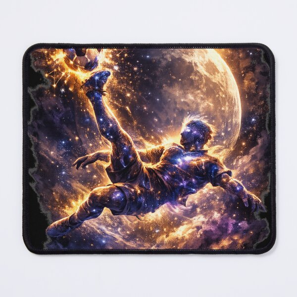 Item preview, Cosmic Soccer Player - Galaxy Football Art -  Space Universe Kick designed and sold by insplate.
