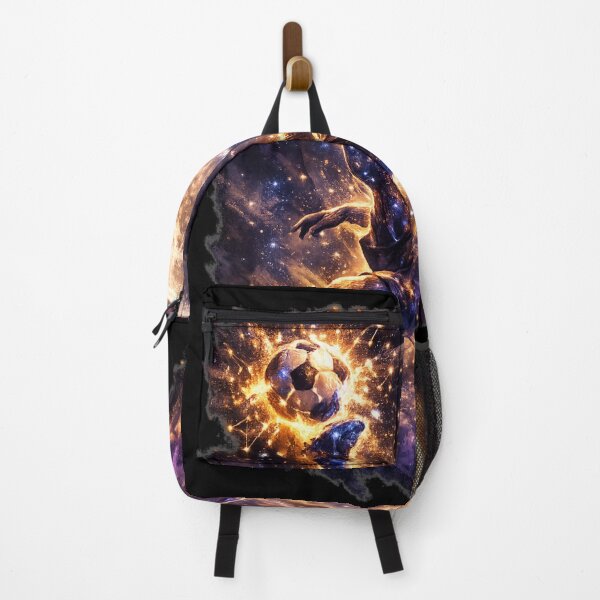Item preview, Cosmic Soccer Player - Galaxy Football Art - Space Universe Kick designed and sold by insplate.