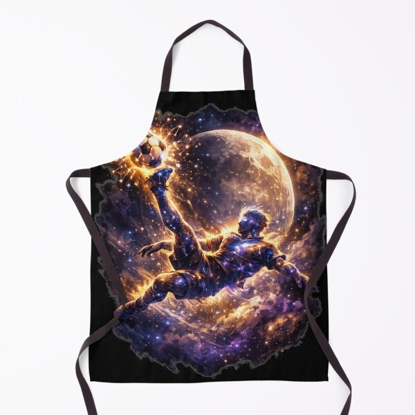 Item preview, Cosmic Soccer Player - Galaxy Football Art - Space Universe Kick designed and sold by insplate.