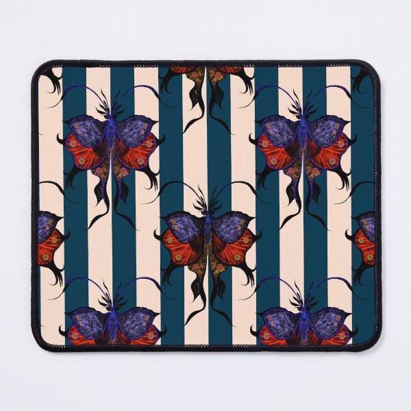 Item preview, Vintage Gothic Butterfly Stripe Pattern designed and sold by VirtuallyCreativ .