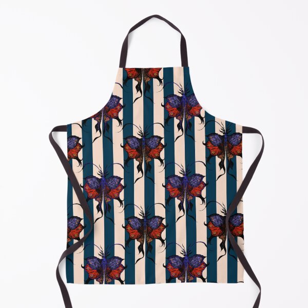 Item preview, Vintage Gothic Butterfly Stripe Pattern designed and sold by VirtuallyCreativ .