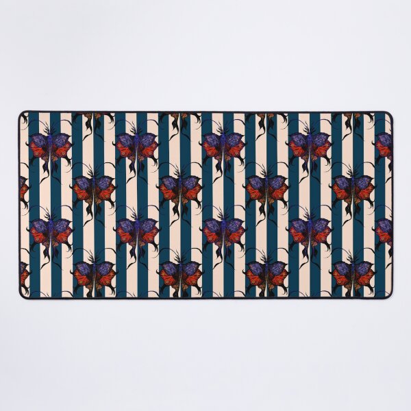 Item preview, Vintage Gothic Butterfly Stripe Pattern designed and sold by VirtuallyCreativ .