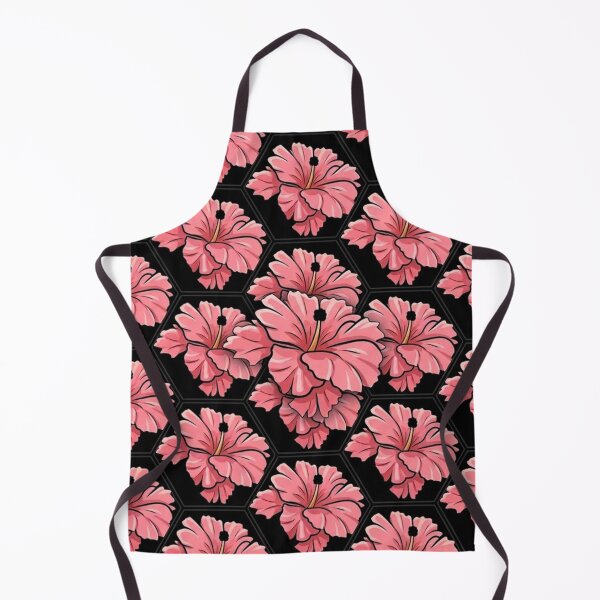 Item preview, Hibiscus Bloom Geometric Pattern: Soft Pink Floral Tiles designed and sold by AirCrayons27.