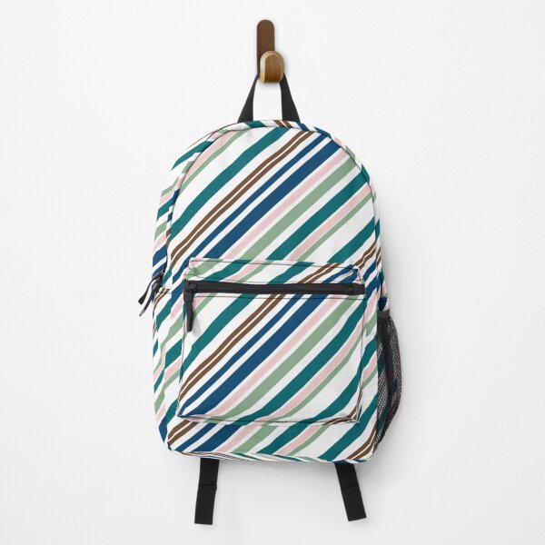 Item preview, Coastal Serenity Diagonal Stripe Pattern designed and sold by daphsam.