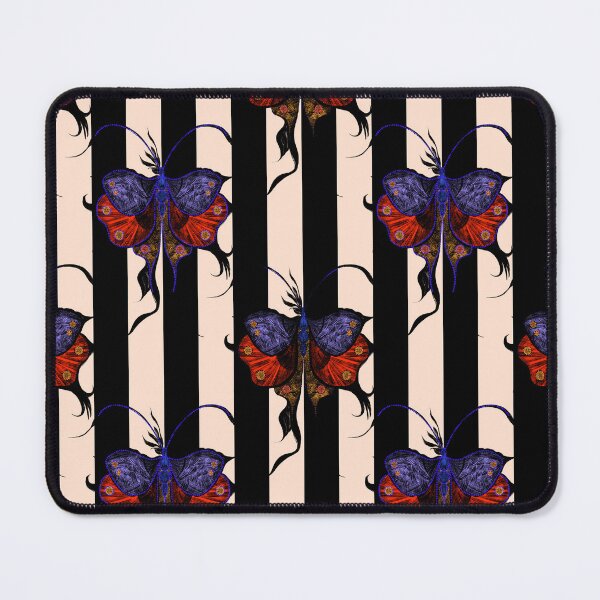 Item preview, Vintage Gothic Butterfly Stripe Pattern designed and sold by VirtuallyCreativ .
